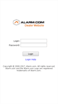 Mobile Screenshot of alarmadmin.alarm.com